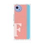 プレミアムスクエアケース with SnapMag［ オリジナル - initial color line - F pink ］