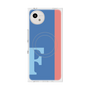 プレミアムスクエアケース with SnapMag［ オリジナル - initial color line - F blue ］