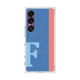 プレミアムスクエアケース with SnapMag［ オリジナル - initial color line - F blue ］