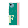 プレミアムスクエアケース with SnapMag［ オリジナル - initial color line - F green ］
