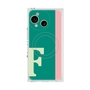 プレミアムスクエアケース with SnapMag［ オリジナル - initial color line - F green ］