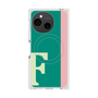 プレミアムスクエアケース with SnapMag［ オリジナル - initial color line - F green ］