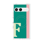 プレミアムスクエアケース with SnapMag［ オリジナル - initial color line - F green ］