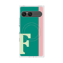 プレミアムスクエアケース with SnapMag［ オリジナル - initial color line - F green ］