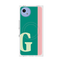 プレミアムスクエアケース with SnapMag［ オリジナル - initial color line - G green ］