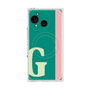 プレミアムスクエアケース with SnapMag［ オリジナル - initial color line - G green ］