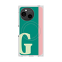 プレミアムスクエアケース with SnapMag［ オリジナル - initial color line - G green ］