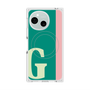 プレミアムスクエアケース with SnapMag［ オリジナル - initial color line - G green ］