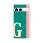 プレミアムスクエアケース with SnapMag［ オリジナル - initial color line - G green ］