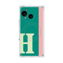 プレミアムスクエアケース with SnapMag［ オリジナル - initial color line - H green ］