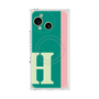 プレミアムスクエアケース with SnapMag［ オリジナル - initial color line - H green ］