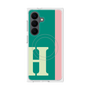プレミアムスクエアケース with SnapMag［ オリジナル - initial color line - H green ］