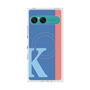 プレミアムスクエアケース with SnapMag［ オリジナル - initial color line - K blue ］