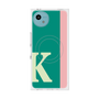 プレミアムスクエアケース with SnapMag［ オリジナル - initial color line - K green ］