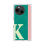 プレミアムスクエアケース with SnapMag［ オリジナル - initial color line - K green ］