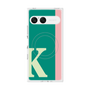 プレミアムスクエアケース with SnapMag［ オリジナル - initial color line - K green ］