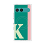 プレミアムスクエアケース with SnapMag［ オリジナル - initial color line - K green ］