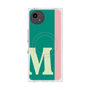 プレミアムスクエアケース with SnapMag［ オリジナル - initial color line - M green ］