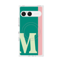 プレミアムスクエアケース with SnapMag［ オリジナル - initial color line - M green ］