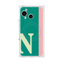 プレミアムスクエアケース with SnapMag［ オリジナル - initial color line - N green ］