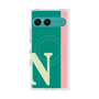 プレミアムスクエアケース with SnapMag［ オリジナル - initial color line - N green ］