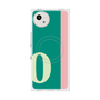 プレミアムスクエアケース with SnapMag［ オリジナル - initial color line - O green ］