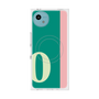 プレミアムスクエアケース with SnapMag［ オリジナル - initial color line - O green ］