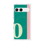 プレミアムスクエアケース with SnapMag［ オリジナル - initial color line - O green ］