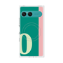 プレミアムスクエアケース with SnapMag［ オリジナル - initial color line - O green ］