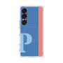 プレミアムスクエアケース with SnapMag［ オリジナル - initial color line - P blue ］