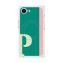 プレミアムスクエアケース with SnapMag［ オリジナル - initial color line - P green ］