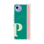 プレミアムスクエアケース with SnapMag［ オリジナル - initial color line - P green ］