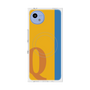 プレミアムスクエアケース with SnapMag［ オリジナル - initial color line - Q orange ］