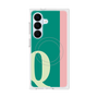 プレミアムスクエアケース with SnapMag［ オリジナル - initial color line - Q green ］