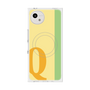 プレミアムスクエアケース with SnapMag［ オリジナル - initial color line - Q yellow ］