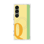 プレミアムスクエアケース with SnapMag［ オリジナル - initial color line - Q yellow ］