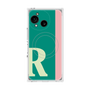 プレミアムスクエアケース with SnapMag［ オリジナル - initial color line - R green ］