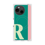 プレミアムスクエアケース with SnapMag［ オリジナル - initial color line - R green ］
