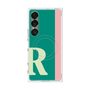 プレミアムスクエアケース with SnapMag［ オリジナル - initial color line - R green ］