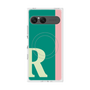 プレミアムスクエアケース with SnapMag［ オリジナル - initial color line - R green ］