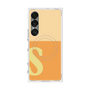 プレミアムスクエアケース with SnapMag［ オリジナル - initial two tone - S orange ］