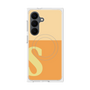 プレミアムスクエアケース with SnapMag［ オリジナル - initial two tone - S orange ］