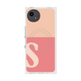 プレミアムスクエアケース with SnapMag［ オリジナル - initial two tone - S pink ］