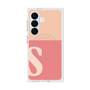 プレミアムスクエアケース with SnapMag［ オリジナル - initial two tone - S pink ］