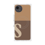 プレミアムスクエアケース with SnapMag［ オリジナル - initial two tone - S brown ］