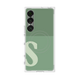 プレミアムスクエアケース with SnapMag［ オリジナル - initial two tone - S green ］