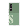 プレミアムスクエアケース with SnapMag［ オリジナル - initial two tone - S green ］