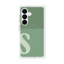 プレミアムスクエアケース with SnapMag［ オリジナル - initial two tone - S green ］