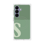 プレミアムスクエアケース with SnapMag［ オリジナル - initial two tone - S green ］