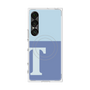 プレミアムスクエアケース with SnapMag［ オリジナル - initial two tone - T blue ］